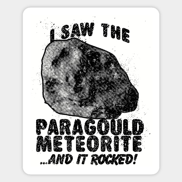 Paragould Meteorite Rocked Magnet by rt-shirts